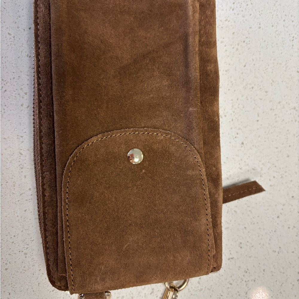 Brown Suede Wallet